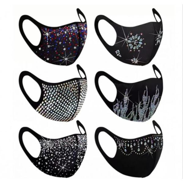 dhl shipping fashion dustproof face mask bling bling protective mouth masks washable reusable for women rhinestones face cover kimter-c245fz, Black
dhl shipping fashion dustproof face mask bling bling protective mouth masks washable reusable for women rhinestones face cover kimter-c245fz, Black