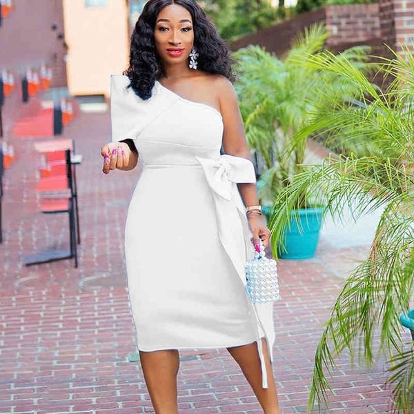 casual dresses women party dress one shoulder with bowtie bodycon celebrate event christmas african fashion female evening night out robes 8, Black;gray
casual dresses women party dress one shoulder with bowtie bodycon celebrate event christmas african fashion female evening night out robes 8, Black;gray