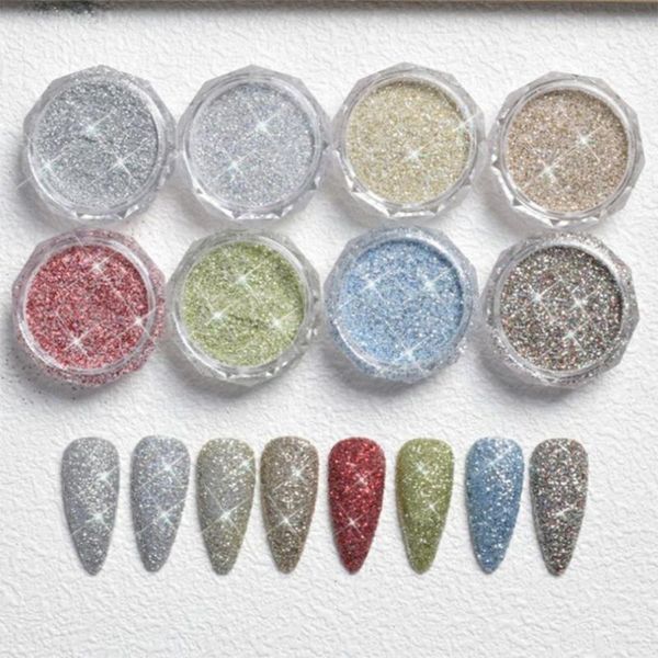 8 colors crystal diamond powder electroplated powder nail art glitter nail art pigment laser diy decorations, Silver;gold
8 colors crystal diamond powder electroplated powder nail art glitter nail art pigment laser diy decorations, Silver;gold