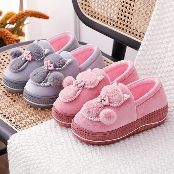 puimentiua women winter warm plush slippers ladies indoor home cotton cute cat slippers female flat shoes shollow thick heels1, Black
puimentiua women winter warm plush slippers ladies indoor home cotton cute cat slippers female flat shoes shollow thick heels1, Black