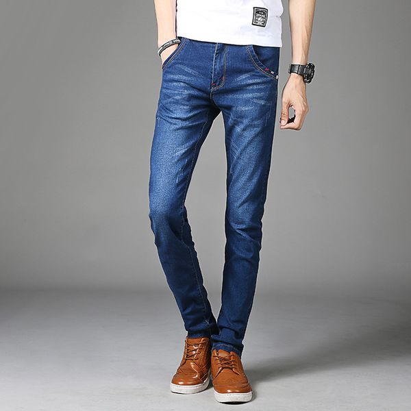 2021 new slim fit men's jeans spring autumn fashion personality sports leggings men's casual pants, Blue
2021 new slim fit men's jeans spring autumn fashion personality sports leggings men's casual pants, Blue