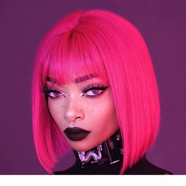 lace front human hair wigs with bangs transparent lace for black women brazilian remy ink short bob wigs preplucked, Black;brown
lace front human hair wigs with bangs transparent lace for black women brazilian remy ink short bob wigs preplucked, Black;brown