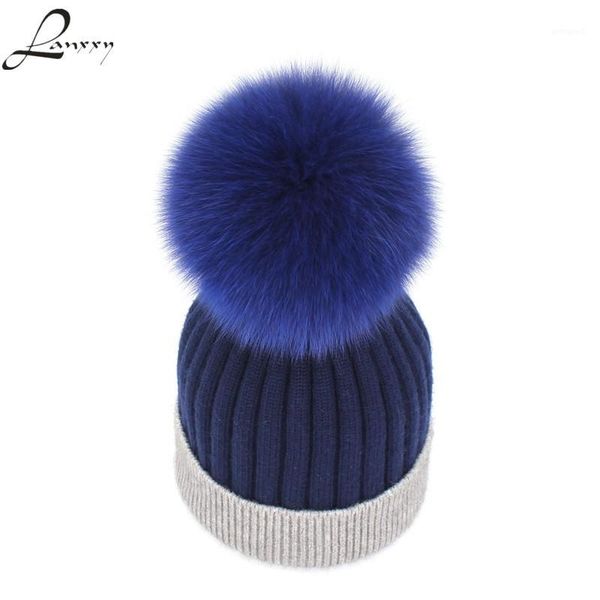 beanie/skull caps lanxxy real fur hats soft pompom beanie cap women girls winter gorro1, Blue;gray
beanie/skull caps lanxxy real fur hats soft pompom beanie cap women girls winter gorro1, Blue;gray