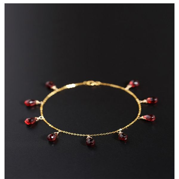 daimi starry faceted waterdrop garnet bracelet gemstones female genuine 18k gold red gemstone jewelry 1028, Black
daimi starry faceted waterdrop garnet bracelet gemstones female genuine 18k gold red gemstone jewelry 1028, Black