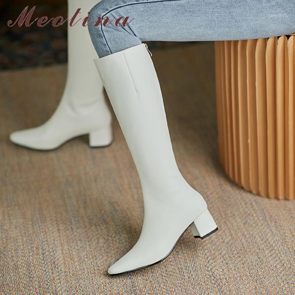 meotina square toe knee high boots woman boots high heel shoes chunky heel long zipper female shoes autumn winter size 401, Black
meotina square toe knee high boots woman boots high heel shoes chunky heel long zipper female shoes autumn winter size 401, Black
