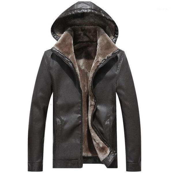 winter leather jacket men thicken fleece warm hooded fur coat male outerwear thick windproof motorcycle biker leather jackets1, Black
winter leather jacket men thicken fleece warm hooded fur coat male outerwear thick windproof motorcycle biker leather jackets1, Black