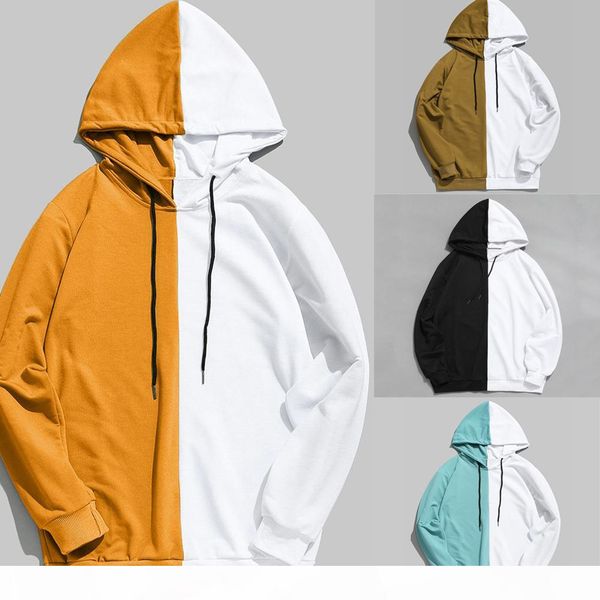 2019 autumn fashion men's stitching sweatshirts solid color zip up hoodie classic winter hooded sweatshirt s-2xl, Black
2019 autumn fashion men's stitching sweatshirts solid color zip up hoodie classic winter hooded sweatshirt s-2xl, Black