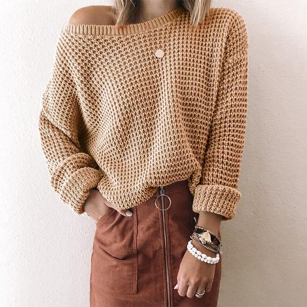 elegant 2021 autumn winter knit one-shoulder sweater solid color women long sleeve sweater loose casual ladies all-match y2k top, White;black
elegant 2021 autumn winter knit one-shoulder sweater solid color women long sleeve sweater loose casual ladies all-match y2k top, White;black
