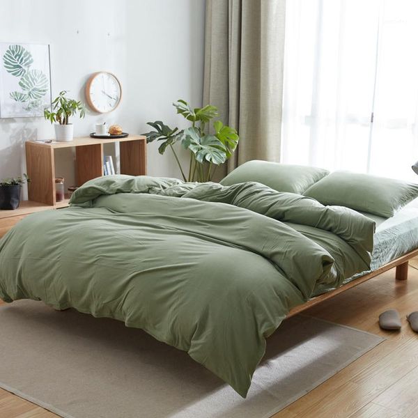 bedding sets fresh green bedroom set 4 pieces duvet cover solid color 100% cotton jersey knitted linens king fitted1
bedding sets fresh green bedroom set 4 pieces duvet cover solid color 100% cotton jersey knitted linens king fitted1