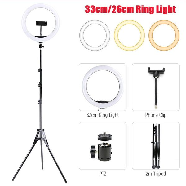 flash heads 33cm 26cm video selfie led ring light with tripod usb dimmable pography lighting lamp 2m/1.6m/19cm for youtube
flash heads 33cm 26cm video selfie led ring light with tripod usb dimmable pography lighting lamp 2m/1.6m/19cm for youtube