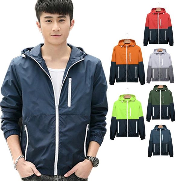 fashion men jacket coat causal hooded jackets thin windbreaker zipper up outwear h8, Black;brown
fashion men jacket coat causal hooded jackets thin windbreaker zipper up outwear h8, Black;brown