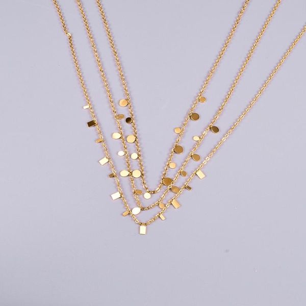 chokers 2021 fashion stainless steel geometric choker necklace for women girls gold water drop square round temperament o-chain jewelry, Golden;silver
chokers 2021 fashion stainless steel geometric choker necklace for women girls gold water drop square round temperament o-chain jewelry, Golden;silver