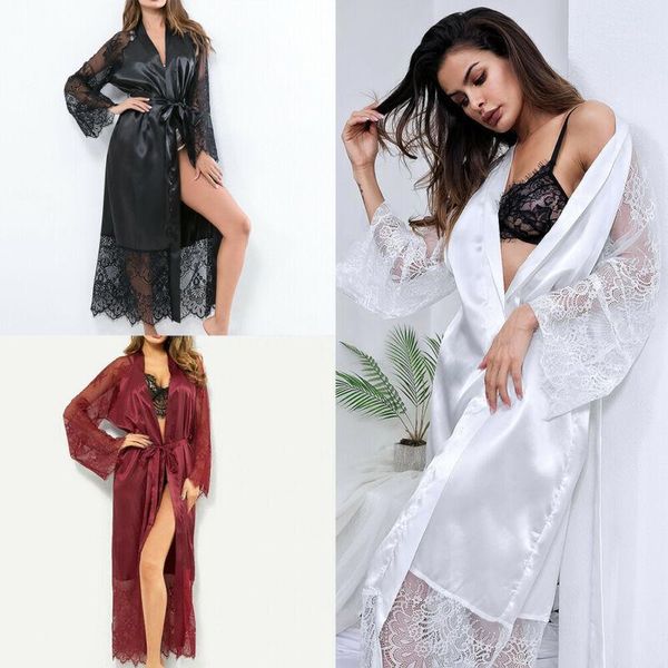 new women's lace satin lingerie sleepwear night gown babydoll nightie robe silk satin bridal wedding robes1, Black;red
new women's lace satin lingerie sleepwear night gown babydoll nightie robe silk satin bridal wedding robes1, Black;red