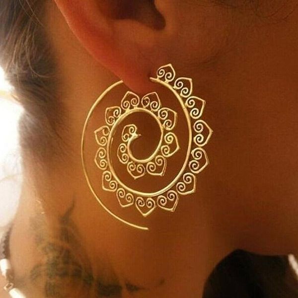 new fashion hoop earrings spiral hoop earrings for women gifts retro hoops golden party gift earings round metal, Golden;silver
new fashion hoop earrings spiral hoop earrings for women gifts retro hoops golden party gift earings round metal, Golden;silver