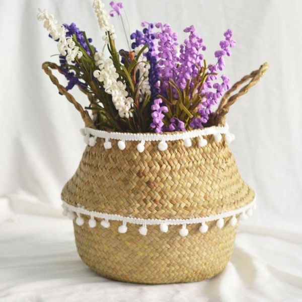 storage baskets folding straw flowerpot household receives big belly basket primary color plant horticultural handicraft
storage baskets folding straw flowerpot household receives big belly basket primary color plant horticultural handicraft