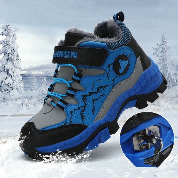 new winter children's snow boots boys girls fashion waterproof warm shoes teenagers non-slip climbing sneakers eu 30- 40, Black
new winter children's snow boots boys girls fashion waterproof warm shoes teenagers non-slip climbing sneakers eu 30- 40, Black