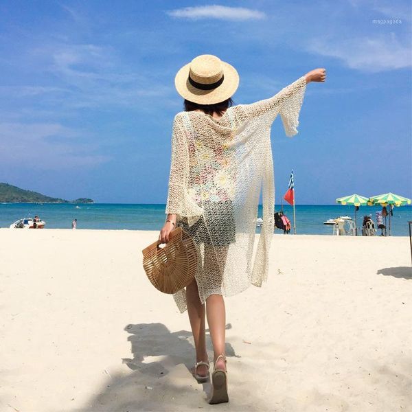 online celebrity-lace sun-resistant cardigan women's loose-fit hollow out holiday sun-resistant clothing mid-length light jacket1, White;black
online celebrity-lace sun-resistant cardigan women's loose-fit hollow out holiday sun-resistant clothing mid-length light jacket1, White;black