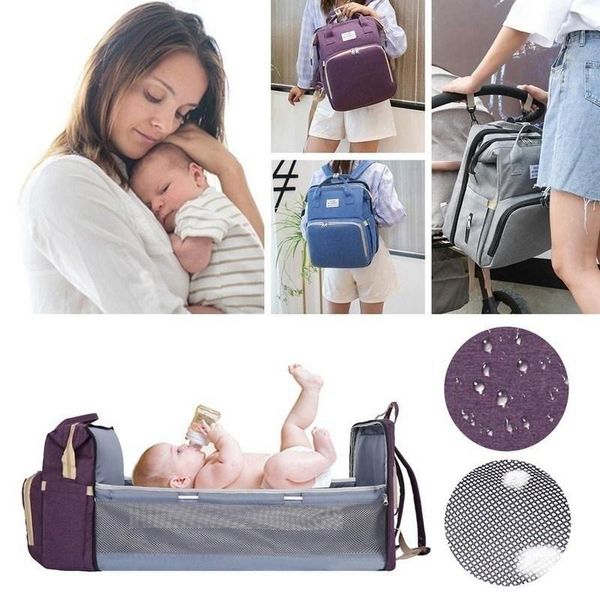 baby diaper bag waterproof maternity bag for stroller nappy large capacity multifunction folding bed mummy for baby care
baby diaper bag waterproof maternity bag for stroller nappy large capacity multifunction folding bed mummy for baby care