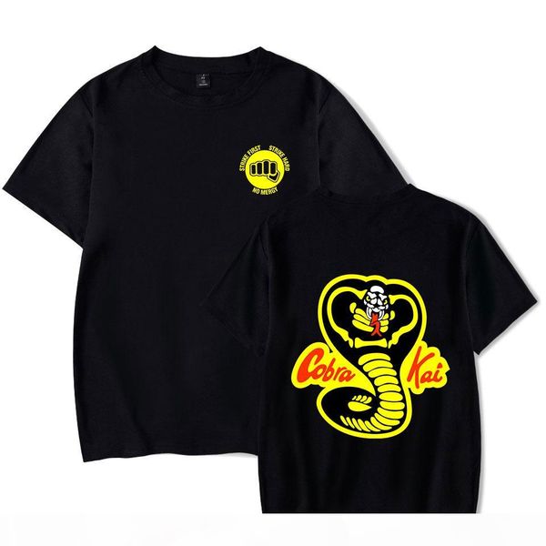 summer popular cobra kai t-shirts men women cool short sleeve funny t shirt classic design tees cobra kai clothes, White;black
summer popular cobra kai t-shirts men women cool short sleeve funny t shirt classic design tees cobra kai clothes, White;black