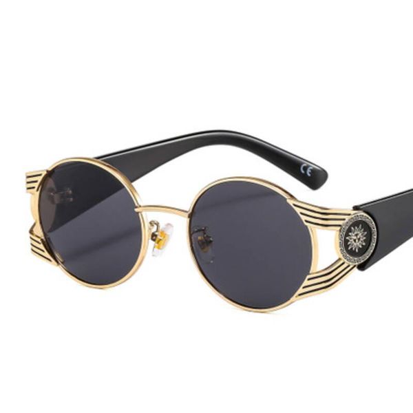 sunglasses retro punk round women 2021 vintage metal sun glasses flower decoration eyewears ocean shades eyeglasses men, White;black
sunglasses retro punk round women 2021 vintage metal sun glasses flower decoration eyewears ocean shades eyeglasses men, White;black