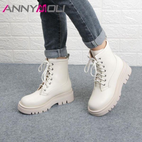 boots annymoli women motorcycle shoes platform high heel ankle cross tied block heels short autumn winter beige 431, Black
boots annymoli women motorcycle shoes platform high heel ankle cross tied block heels short autumn winter beige 431, Black