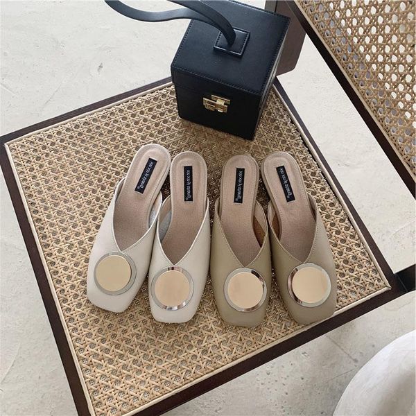 2020 mules shoes summer fashion women slippers low heel square toe slip on ins designers metal decoration woman outside slides1, Black
2020 mules shoes summer fashion women slippers low heel square toe slip on ins designers metal decoration woman outside slides1, Black