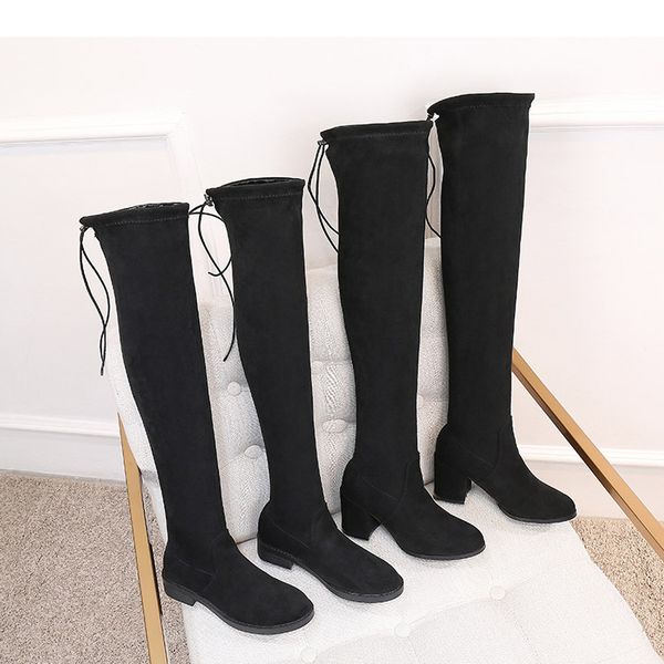 2020 new fashion black high thigh over the knee women boots with heels quality luxury shoes for womens
2020 new fashion black high thigh over the knee women boots with heels quality luxury shoes for womens