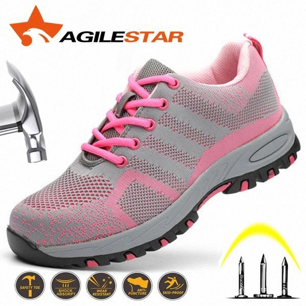 women safety shoes work shoes for female security sneakers steel toe anti smashing boots puncture proof breathable light weight #kg0a, Black
women safety shoes work shoes for female security sneakers steel toe anti smashing boots puncture proof breathable light weight #kg0a, Black