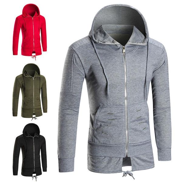 men's jackets simple fashion spring autumn men sweat shirt solid color drawstring coat zipped cardigan man casual outwear h8, Black;brown
men's jackets simple fashion spring autumn men sweat shirt solid color drawstring coat zipped cardigan man casual outwear h8, Black;brown
