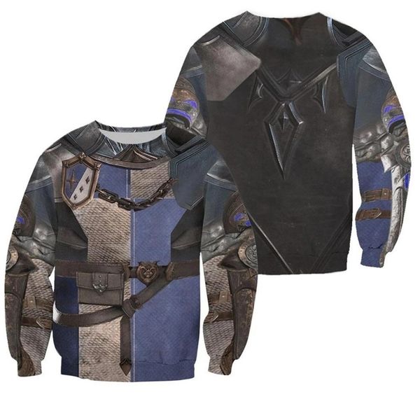 knight armor 3d all over printed men hoodie harajuku fashion hooded sweatshirt jacket cosplay hoodies drop shipping 201020, Black
knight armor 3d all over printed men hoodie harajuku fashion hooded sweatshirt jacket cosplay hoodies drop shipping 201020, Black