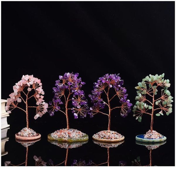 1pc natural amethyst rose quartz tree of life rock mineral specimen reiki healing home decoration diy gifts qylrox, Black
1pc natural amethyst rose quartz tree of life rock mineral specimen reiki healing home decoration diy gifts qylrox, Black