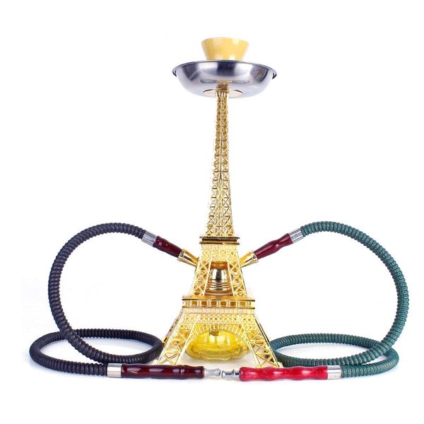 new metal paris tower pipe glass base hookah set with double hoses ceramic bowl charcoal tongs chicha narguile
new metal paris tower pipe glass base hookah set with double hoses ceramic bowl charcoal tongs chicha narguile