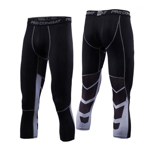 running pants men's calf-length elastic sports fitness training tights trousers skinny breathable sportswear1, Black;blue
running pants men's calf-length elastic sports fitness training tights trousers skinny breathable sportswear1, Black;blue