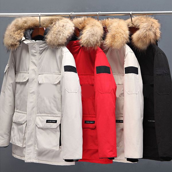 new men stylist coat winter wear medium and long canadian down jacket for long sleeve fur hooded warm windbreaker down jackets, Black
new men stylist coat winter wear medium and long canadian down jacket for long sleeve fur hooded warm windbreaker down jackets, Black