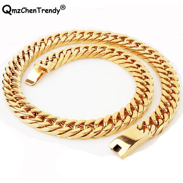 stainless steel jewelry gold color high polished heavy curb cuban link necklace for men exaggerated punk hip hop chains, Silver
stainless steel jewelry gold color high polished heavy curb cuban link necklace for men exaggerated punk hip hop chains, Silver