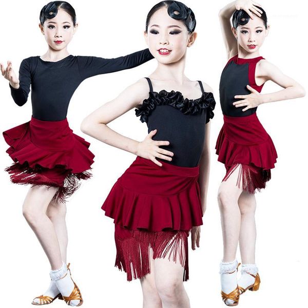 stage wear latin dance costume girls tango salsa cha rumba samba fringe dress ballroom practice dancing two piece set dcc2621, Black;red
stage wear latin dance costume girls tango salsa cha rumba samba fringe dress ballroom practice dancing two piece set dcc2621, Black;red