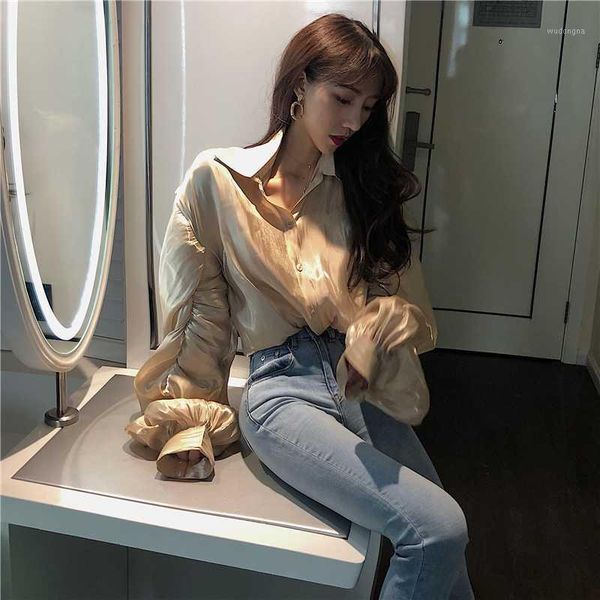 gagarich turn down collar puff long sleeve single breast blouse retro solid work style slim blusas spring 2020 new shirt1, White
gagarich turn down collar puff long sleeve single breast blouse retro solid work style slim blusas spring 2020 new shirt1, White