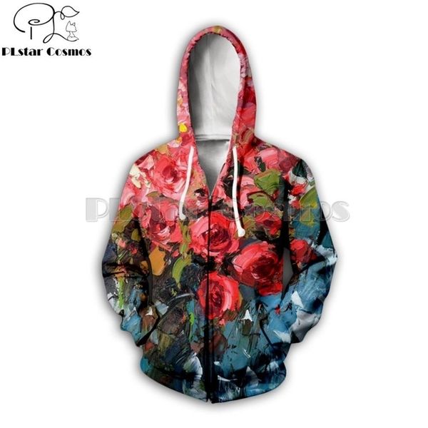 plstar cosmos fashion male/female flowers zipper hoodie painting floral 3d printed streetwear casual hooded jacket 201020, Black
plstar cosmos fashion male/female flowers zipper hoodie painting floral 3d printed streetwear casual hooded jacket 201020, Black