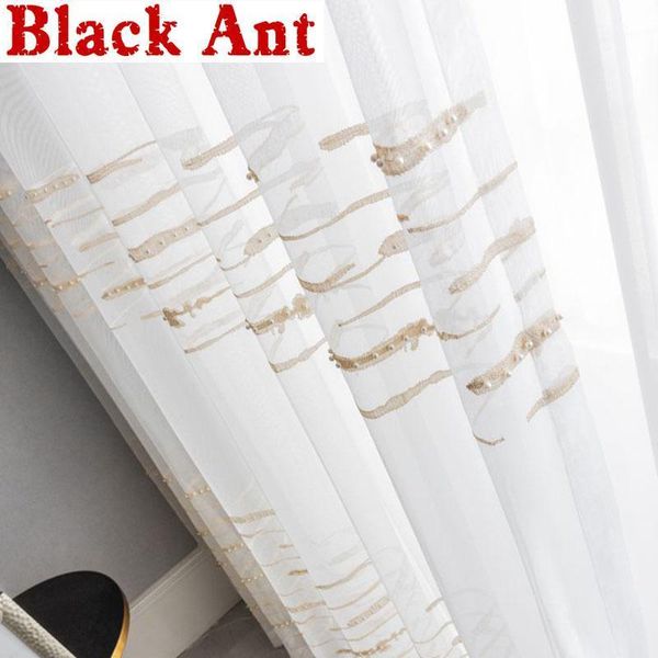 curtain & drapes nordic light luxury golden striped pearl voile sheer window treatment screen living room bedroom cortinas rideaux jd838f1
curtain & drapes nordic light luxury golden striped pearl voile sheer window treatment screen living room bedroom cortinas rideaux jd838f1