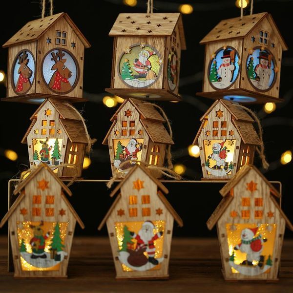 decoration wooden diy led tree house light elk santa clause snowman hanging pendant merry christmas decor for home
decoration wooden diy led tree house light elk santa clause snowman hanging pendant merry christmas decor for home