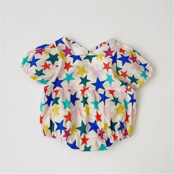 korean kids clothes baby girl romper toddler outfits clothing cotton puff short sleeve stars printed jumpsuits infant sunsuit c1021, Blue
korean kids clothes baby girl romper toddler outfits clothing cotton puff short sleeve stars printed jumpsuits infant sunsuit c1021, Blue