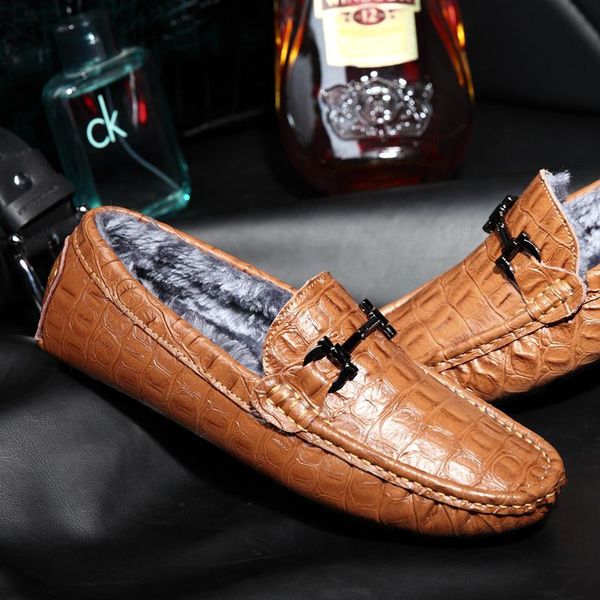 brown loafers for men shoes plush winter keep warm leather flats casual shoes slip-on mens lightweight car driving 2020, Black
brown loafers for men shoes plush winter keep warm leather flats casual shoes slip-on mens lightweight car driving 2020, Black