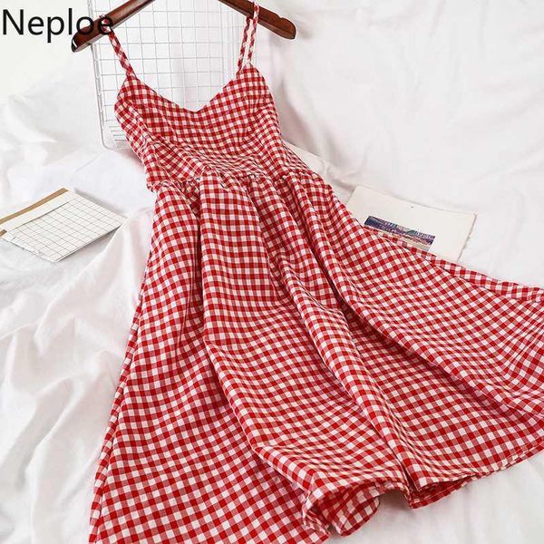 casual dresses neploe 2021 summer women plaid sling dress sleeveless v neck strapless vestidos high wiast a-line sweet femme 4a7281, Black;gray
casual dresses neploe 2021 summer women plaid sling dress sleeveless v neck strapless vestidos high wiast a-line sweet femme 4a7281, Black;gray