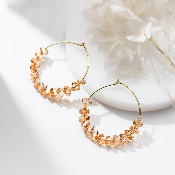 mloveacc new 925 sterling silver jewelry shiny crystal beads hoop earrings for women earrings fashion jewelry brincos bijoux, Golden;silver
mloveacc new 925 sterling silver jewelry shiny crystal beads hoop earrings for women earrings fashion jewelry brincos bijoux, Golden;silver