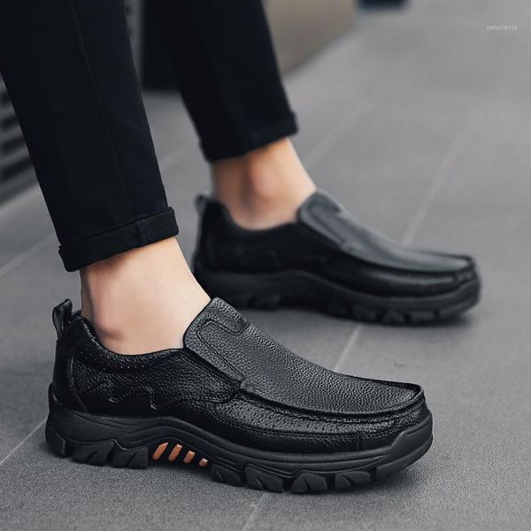 comfortable moccasin leather business casual leather shoes men's first layer cowhide large size dad shoes soft1, Black
comfortable moccasin leather business casual leather shoes men's first layer cowhide large size dad shoes soft1, Black
