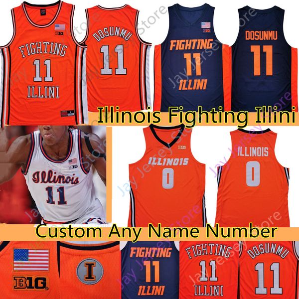 custom ncaa illinois fighting illini basketball jersey college ayo dosunmu andres feliz kofi griffin nunn anderson williams, Black
custom ncaa illinois fighting illini basketball jersey college ayo dosunmu andres feliz kofi griffin nunn anderson williams, Black