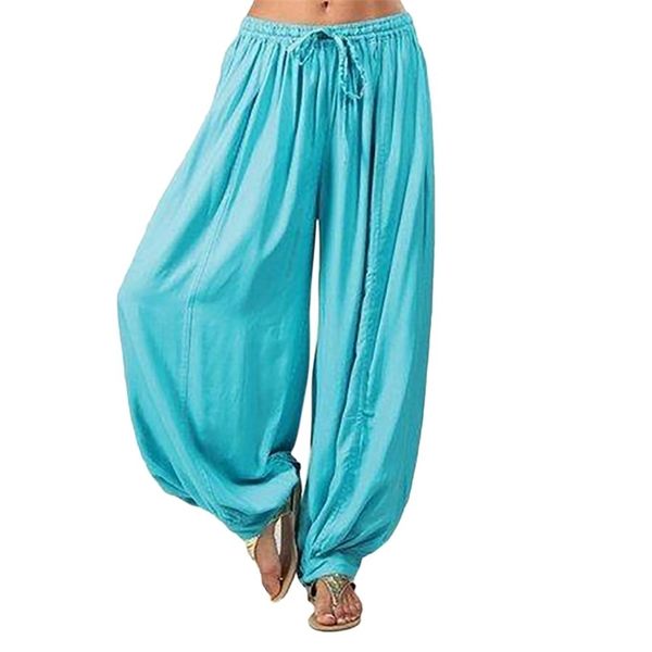 women solid color casual loose harem pants cotton linen full length trousers y200418, Black;white
women solid color casual loose harem pants cotton linen full length trousers y200418, Black;white