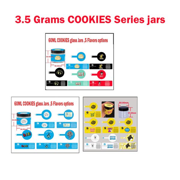 multi series 60ml 3.5 grams cookies glass jars jeff og sticky buns big apple lemon pepper premium flower 3.5 grams glass jar packaging
multi series 60ml 3.5 grams cookies glass jars jeff og sticky buns big apple lemon pepper premium flower 3.5 grams glass jar packaging