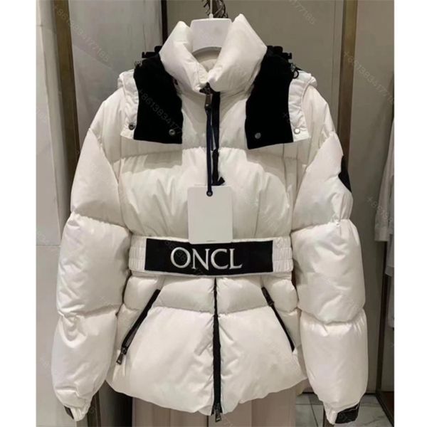 winter designer women down jacket coat hat detachable double-sided belt high-end hooded bread jacket logo mon / cle brand midi ladies girl s, Black
winter designer women down jacket coat hat detachable double-sided belt high-end hooded bread jacket logo mon / cle brand midi ladies girl s, Black
