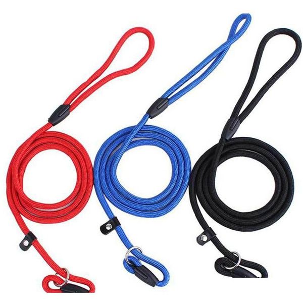 pet dog nylon rope training leash slip lead strap adjustable traction collar pet animals rope supplies accessories 0.6*130cm az4jk
pet dog nylon rope training leash slip lead strap adjustable traction collar pet animals rope supplies accessories 0.6*130cm az4jk